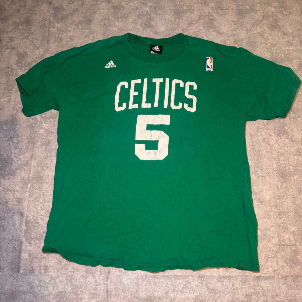 Adidas Boston Celtics Kevin Garnett 5 NBA T-Shirt Green Large